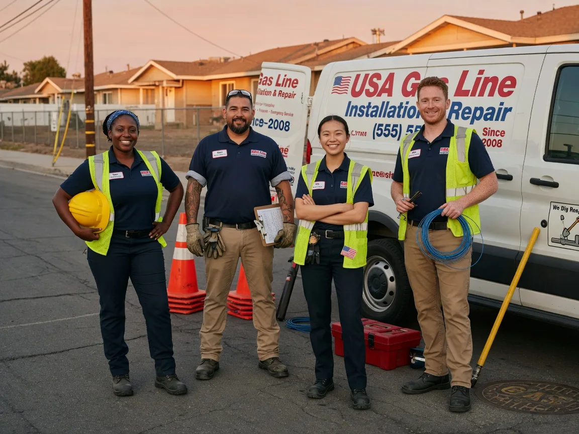 Gas Line Installation company in Oral, SD